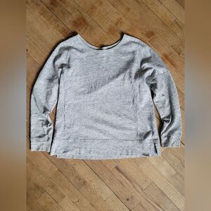 Madewell Women's Grey Cotton Pullover‎ Sweatshirt, Size Small